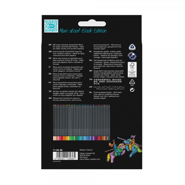 faber-castell-astuccio-da-36-matite-colorate-triangolari-black-edition-retro