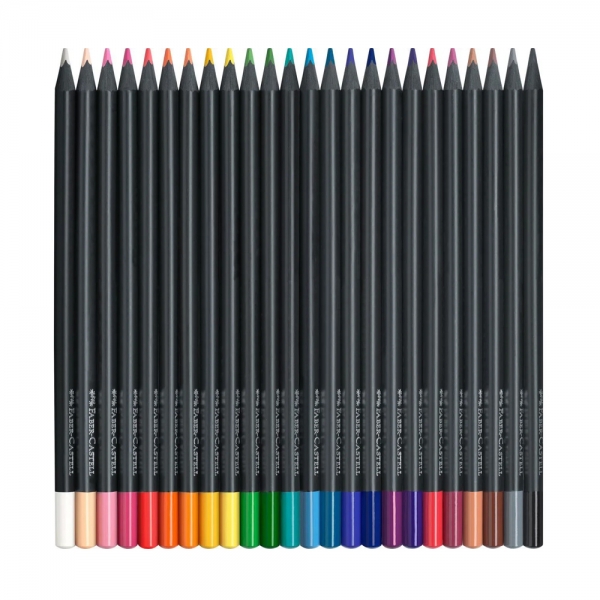 faber-castell-astuccio-da-24-matite-colorate-triangolari-black-edition-dettagli