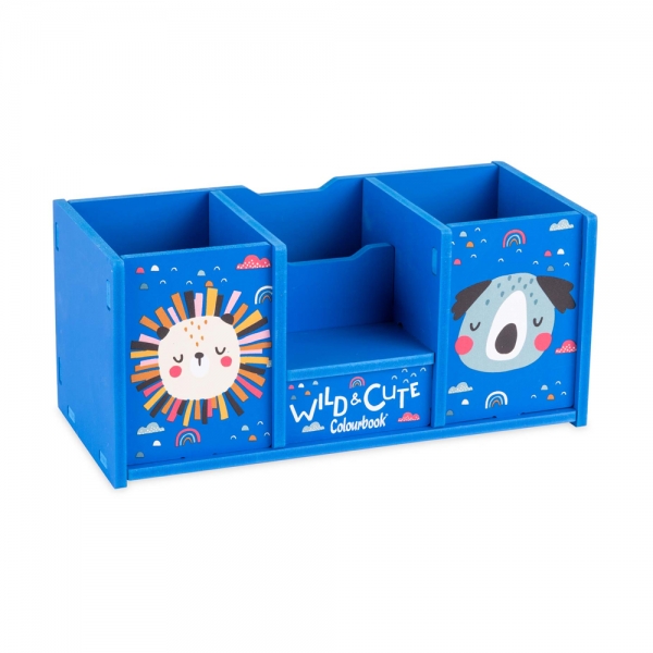colourbook-organizer-da-scrivania-leone-blu
