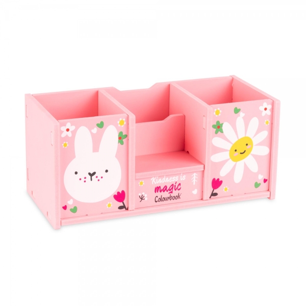 colourbook-organizer-da-scrivania-bunny-rosa