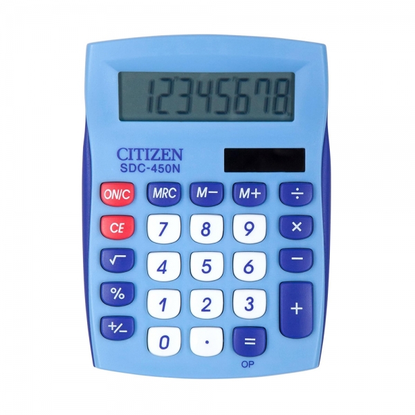 citizen-calcolatrice-sdc-450nbl-blu