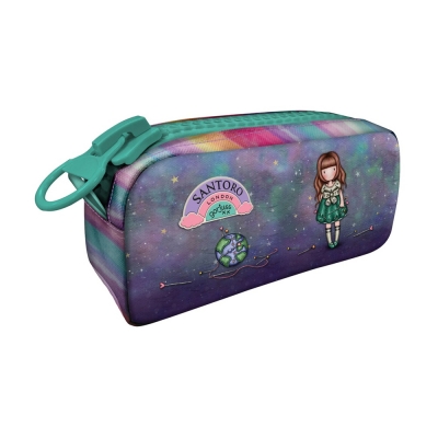Santoro Gorjuss Astuccio Jumbo 'Be Kind To Our Planet' - Extra Large 15,5x22x8cm, Tasca Frontale, Tasche Interne E Passanti Elastici - Regalo Per Ragazze