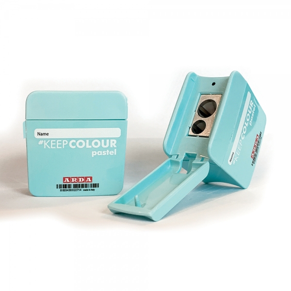 arda-temperamatite-a-2-fori-con-serbatoio-clack-keep-colour-pastel