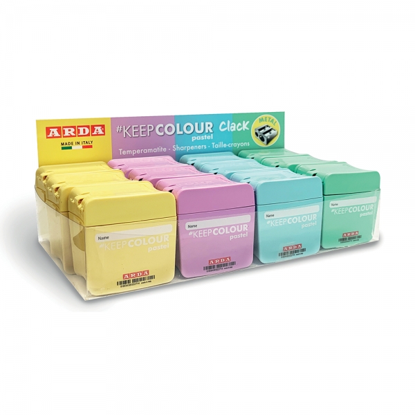 arda-temperamatite-a-2-fori-con-serbatoio-clack-keep-colour-pastel