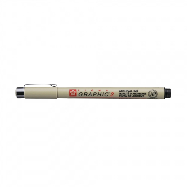 sakura-pigma-graphic-2-pennarello-con-punta-a-scalpello-da-2-mm-nero