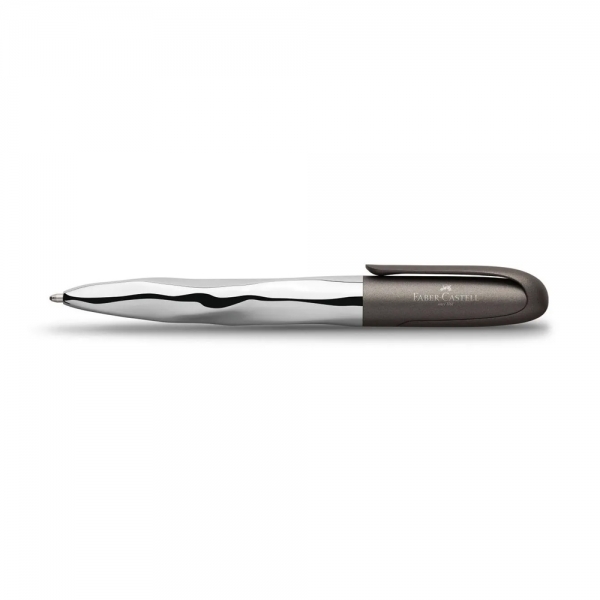 faber-castell-penna-a-sfera-nice-metallic-grigio-antracite