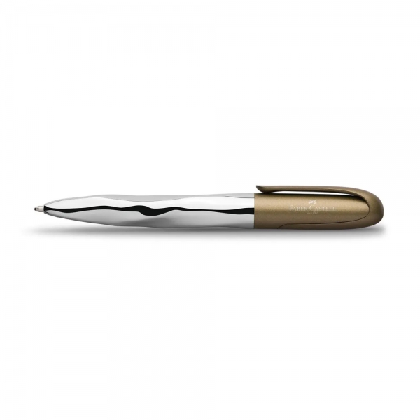 faber-castell-penna-a-sfera-nice-metallic-verde-oliva