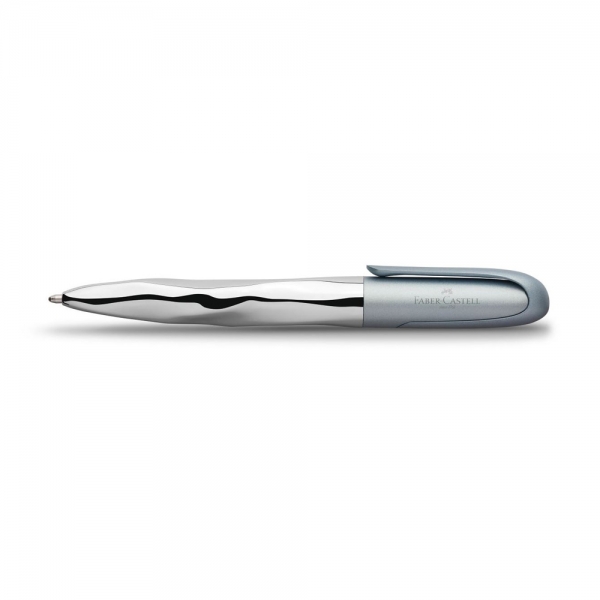 faber-castell-penna-a-sfera-nice-metallic-grigio-azzurro