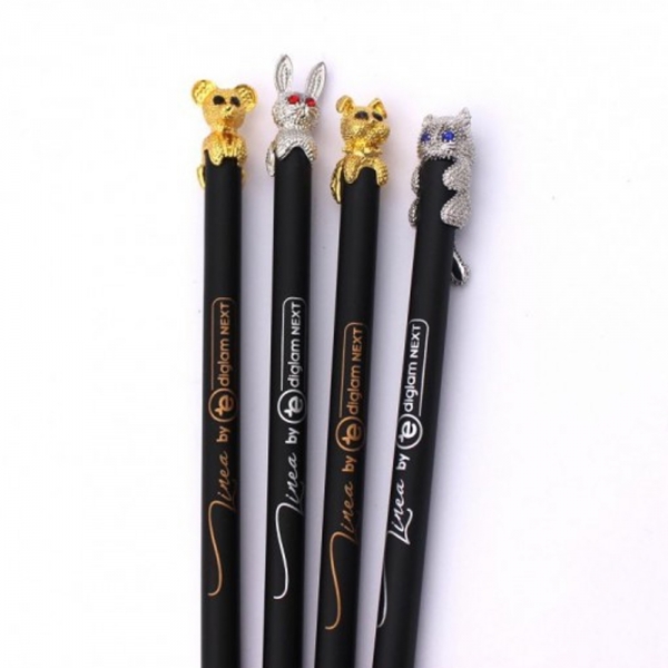 ediglam-next-matita-con-top-in-metallo-a-forma-di-animali
