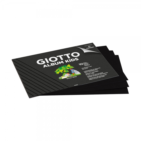 giotto-album-kids-blocco-collato-220-gr-a4-10-fogli-nero-monoruvido