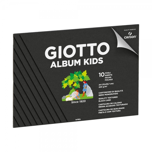 giotto-album-kids-blocco-collato-220-gr-a4-10-fogli-nero-monoruvido
