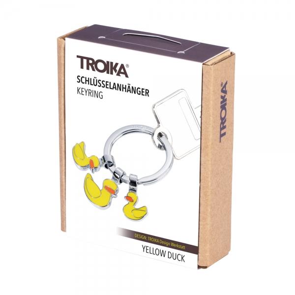 troika-yellow-duck-portachiavi-con-3-paperelle-gialle