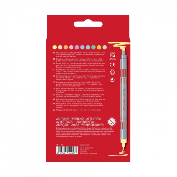 faber-castell-astuccio-da-10-pennarelli-a-doppia-punta-pastel