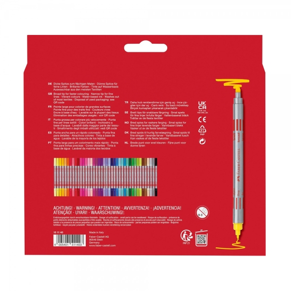 faber-castell-astuccio-da-40-pennarelli-a-doppia-punta