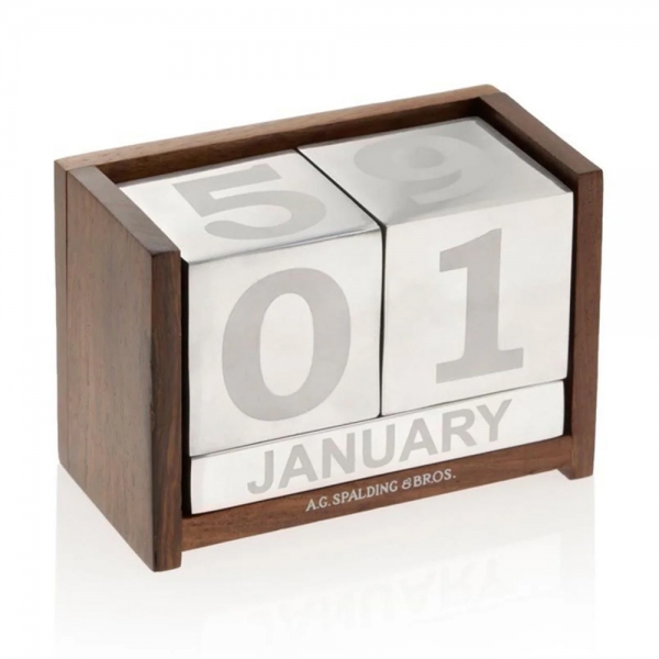 a.g.-spalding-bros-calendario-perpetuo-in-legno-e-alluminio