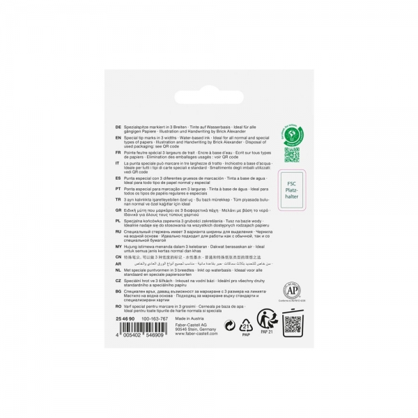 faber-castell-astuccio-da-4-evidenziatori-textliner-46-graffiti