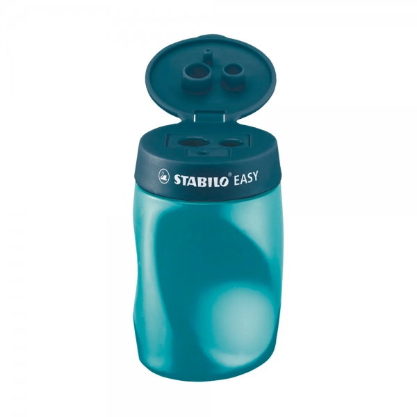 stabilo-easy-temperamatite-a-3-fori-con-serbatoio-per-mancini-petrolio