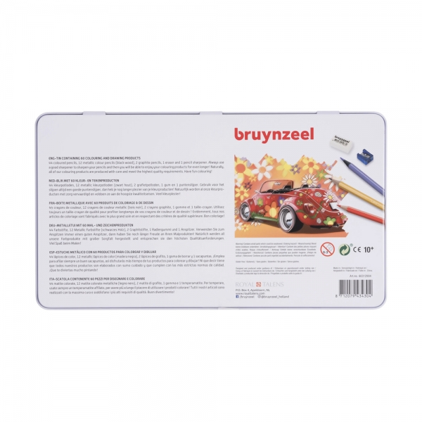 bruynzeel-super-sixties-beetle-set-da-60-pezzi-con-matite-colorate