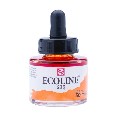 Ecoline Colore ad Acquerello Liquidi 30 ml Arancio Chiaro 236