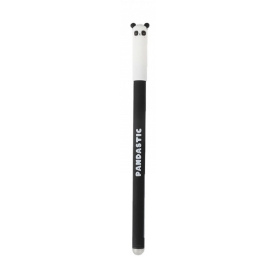iTotal Penna Gel Cancellabile Blu con Cappuccio Panda