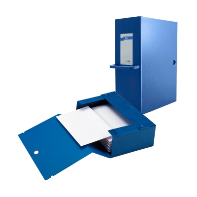 SEI Rota Scatola Archivio Big 200 con Maniglia Dorso 20 cm Blu