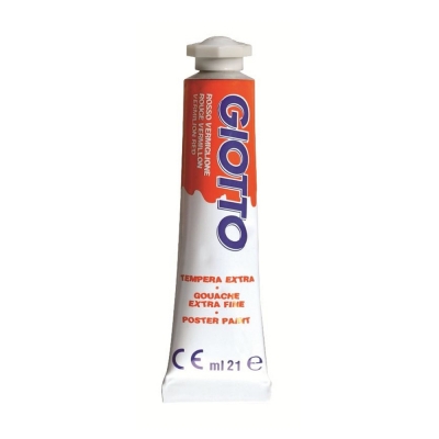 Giotto Tempera Extra Fine Tubetto da 21 ml Rosso Vermiglione