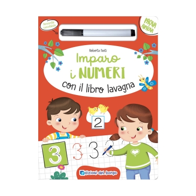Imparo i numeri con il libro lavagna. Con pennarello cancellabile