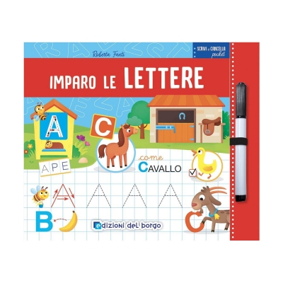 Imparo le lettere. Scrivi e cancella pocket