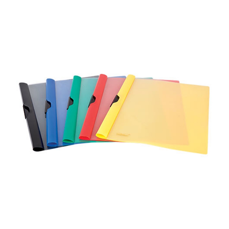 nikoffice-cartellina-in-polipropilene-con-clip-in-metallo-rossa