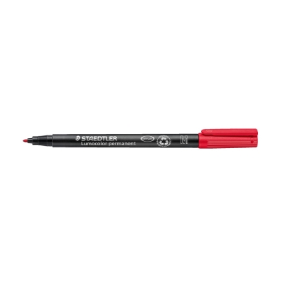 Staedtler Lumocolor Permanent Pen 317 Pennarello Indelebile Medio Rosso