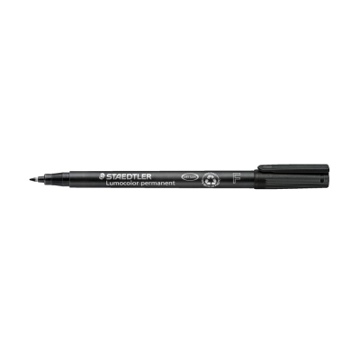Staedtler Lumocolor Permanent Pen 318 Pennarello Indelebile Fine Nero