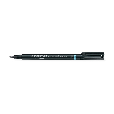 Staedtler Lumocolor Permanent Laundry 319 LM Pennarello per Tessuti Fine Nero