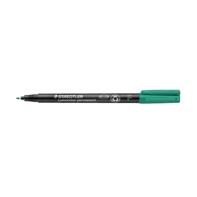Staedtler Lumocolor Permanent Pen 318 Pennarello Indelebile Fine Verde