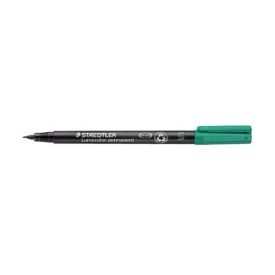 Staedtler Lumocolor Permanent Pen 313 Pennarello Indelebile Superfine Verde