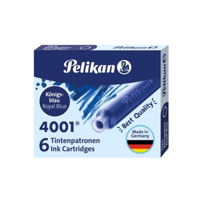 Pelikan 6 Cartucce per Penna Stilografica Blu