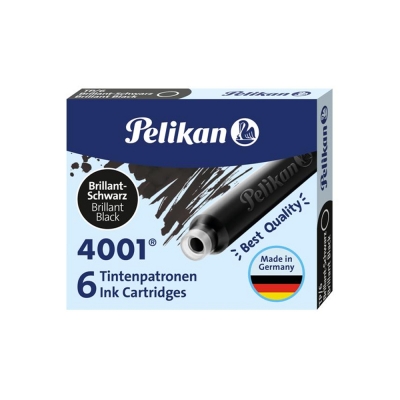 Pelikan 6 Cartucce per Penna Stilografica Nero