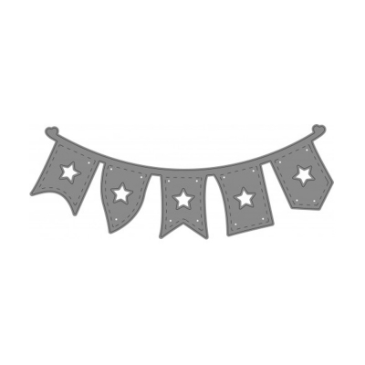 Wiler Fustella Sottile Striscione Stelle PC1584