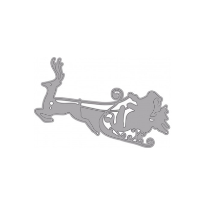 Wiler Fustella Sottile Santa Claus con Slitta PC1537