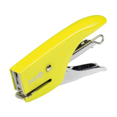 Iternet Mini Cucitrice a Pinza Mini 8 Giallo Fluo