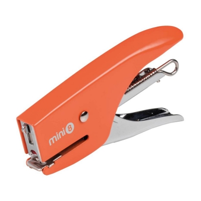 Iternet Mini Cucitrice a Pinza Mini 8 Arancione Fluo