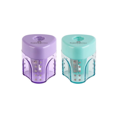 Faber-Castell Temperamatite a 1 Foro con Serbatoio Auto Trend