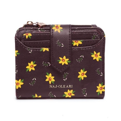 Naj-Oleari Portafoglio Donna Jasmin Bordeaux