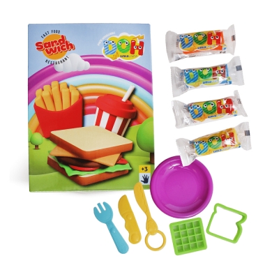 tintaUNITA Doh Set di Pasta Modellabile Food Market Sandwich