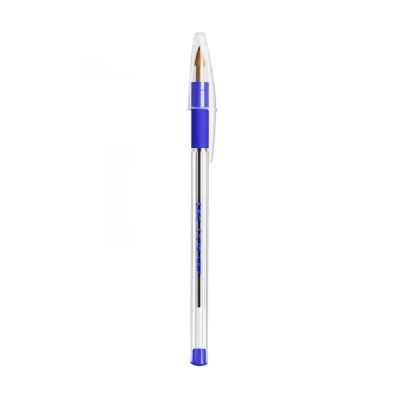 BIC Penna a Sfera Cristal Grip Blu