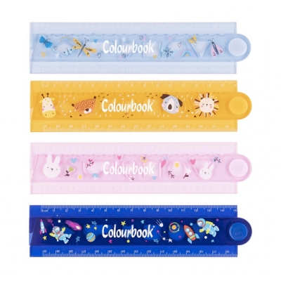 Colourbook Righello Pieghevole 15-30 cm