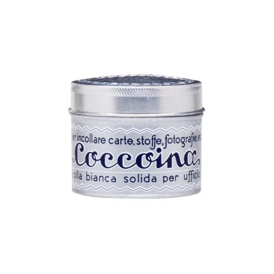 Coccoina Colla in Pasta Barattolo in Alluminio con Pennello 125 g