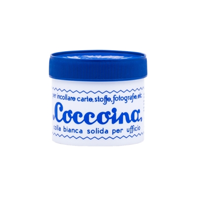 Coccoina Colla in Pasta Barattolo in Plastica con Pennello 125 g