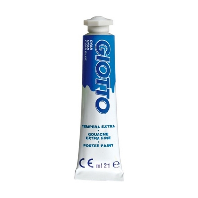 Giotto Tempera Extra Fine Tubetto da 21 ml Cyan