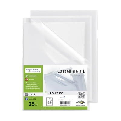 SEI Rota Buste con Apertura a L 23,2x32,2 cm Poli T 150 25 Pezzi