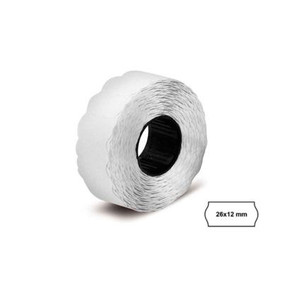 Printex Etichette per Prezzatrice a Onda Removibili 26x12 mm Bianco